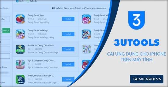 Cách cài đặt ứng dụng iPhone đơn giản với 3uTools