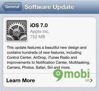 Khắc phục lỗi 'treo cáp' khi nâng cấp lên iOS 7 trên iPhone 4s và 4