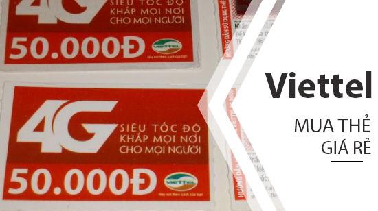 Hướng dẫn chi tiết cách mua thẻ cào Viettel 50K với giá chỉ 39K