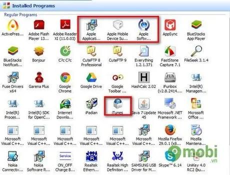 Gỡ bỏ iTunes và xóa hoàn toàn iTunes đã cài trên máy tính, laptop
