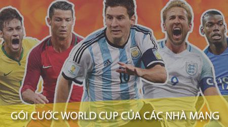 Cập nhật đầy đủ các gói cước hấp dẫn xem World Cup 2018 từ các nhà mạng Việt Nam