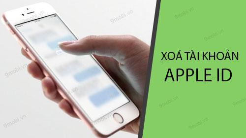 Hướng dẫn xoá vĩnh viễn tài khoản Apple ID