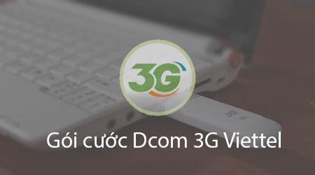 Khám phá các gói cước Dcom 3G Viettel đa dạng