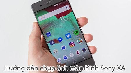 Cách chụp ảnh màn hình Sony Xperia XA đơn giản, nhanh chóng