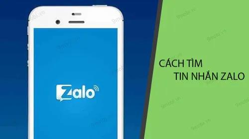 Hướng dẫn tìm kiếm tin nhắn Zalo trên điện thoại