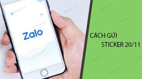 Hướng dẫn chi tiết cách gửi sticker Zalo 20/11 tri ân thầy cô trên điện thoại
