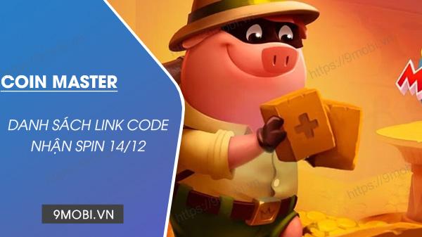 Mã Code Coin Master 14/12 - Cập nhật liên kết nhận Spin mới nhất 2023