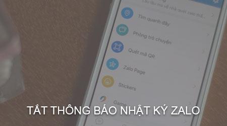 Cách quản lý thông báo nhật ký Zalo hiệu quả