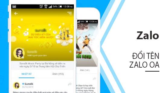 Hướng dẫn chi tiết cách thay đổi tên trang Zalo Official Account sau khi đăng ký