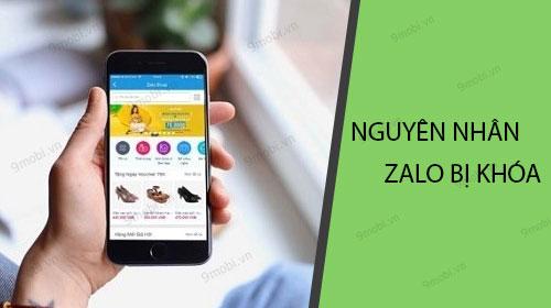 Những nguyên nhân nào khiến tài khoản Zalo bị khóa?