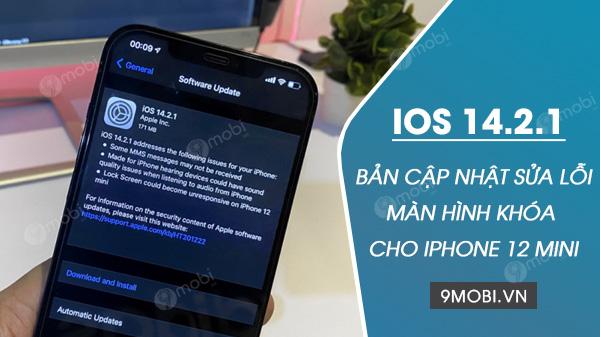 Apple vừa phát hành bản cập nhật iOS 14.2.1, khắc phục lỗi màn hình khóa trên iPhone 12 mini.