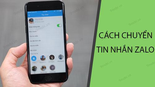 Hướng dẫn thiết lập tự động chuyển tiếp tin nhắn ZALO từ điện thoại chồng sang máy vợ