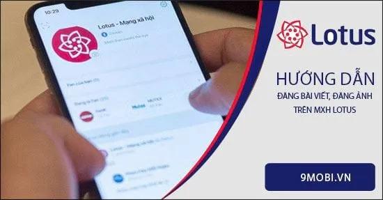 Hướng dẫn đăng bài, chia sẻ ảnh trên Lotus
