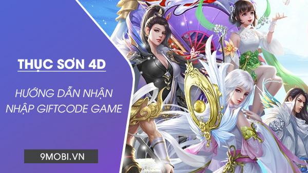 Mã giftcode game Thục Sơn 4D mới nhất đang chờ bạn khám phá.