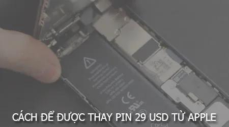 Bí quyết nhận ưu đãi thay pin iPhone chỉ 29 USD từ Apple