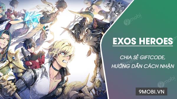 Mã Code game Exos Heroes mới nhất đã có sẵn, đừng bỏ lỡ cơ hội khám phá thế giới huyền bí và nhận những phần quà hấp dẫn!