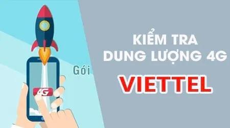 Hướng dẫn chi tiết cách kiểm tra dung lượng data 4G Viettel: Data đã dùng và còn lại
