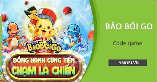 Khám phá Code game Bảo Bối GO - Cánh cửa vào thế giới huấn luyện thú đầy màu sắc