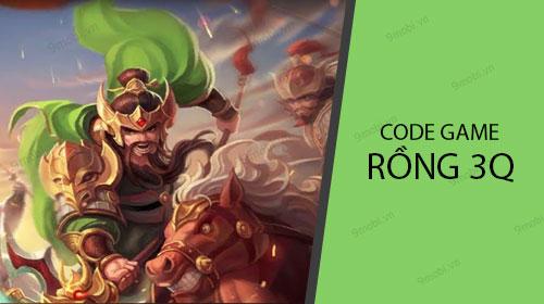 Những mã Code game Rồng 3Q hấp dẫn dành cho bạn