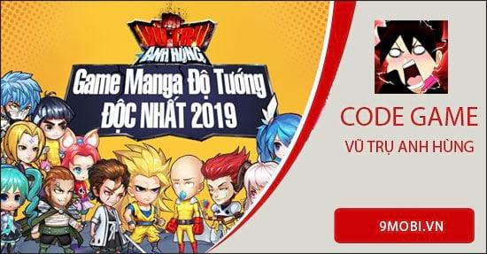 Mã game Vũ Trụ Anh Hùng