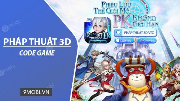 Bộ sưu tập giftcode độc quyền game Pháp Thuật 3D