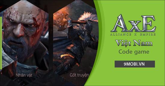 Mã game AxE Alliance vs Empire mới nhất