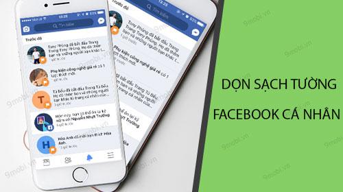 Hướng dẫn chi tiết cách làm sạch bức tường Facebook trên điện thoại di động