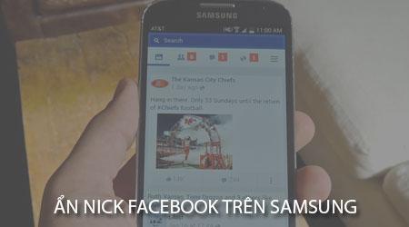 Hướng dẫn ẩn tài khoản Facebook trên điện thoại Samsung
