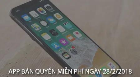 Những ứng dụng iPhone, iPad bản quyền miễn phí ngày 28/02/2018