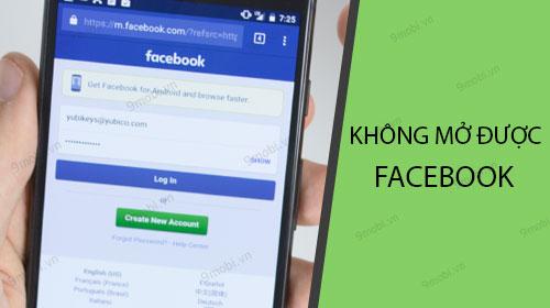 Hướng dẫn khắc phục lỗi không thể mở Facebook trên Android