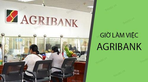Giờ làm việc của Agribank