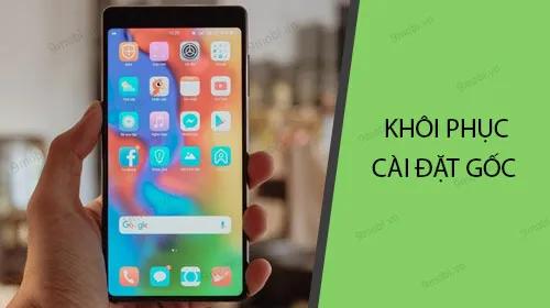 Hướng dẫn reset BPhone 3 về trạng thái ban đầu
