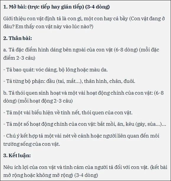 Khám phá thế giới loài vật qua bài văn miêu tả sinh vật em yêu quý