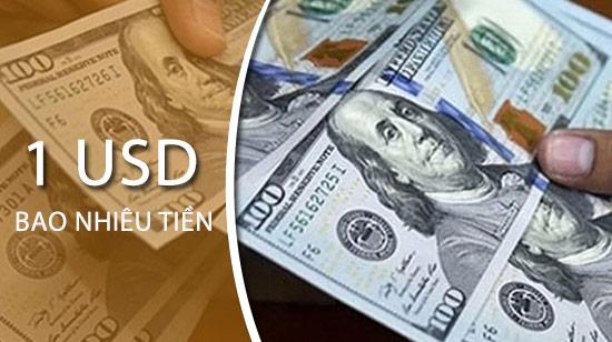 1 USD hiện tại có giá trị bao nhiêu tiền Việt Nam?