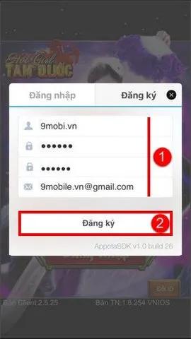 Hướng Dẫn Đăng Ký Tựa Game Mỹ Nhân Tam Quốc