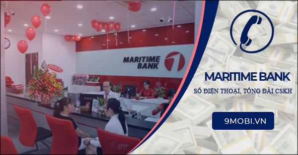 Số điện thoại và hotline của Maritime Bank