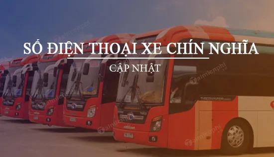 Số điện thoại liên hệ xe Chín Nghĩa