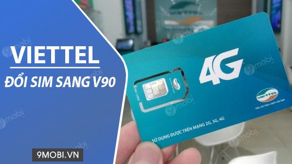 Hướng dẫn chi tiết cách nâng cấp sim thường lên sim V90 Viettel