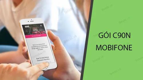 Đăng ký gói C90N Mobifone với 120GB data mỗi tháng