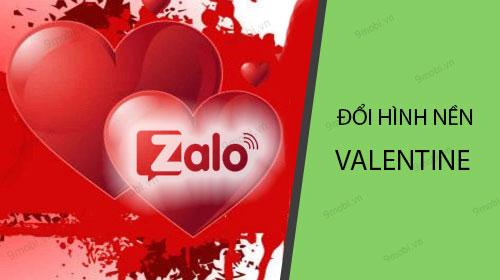 Hướng dẫn thay ảnh nền Valentine ngọt ngào trên Zalo chat