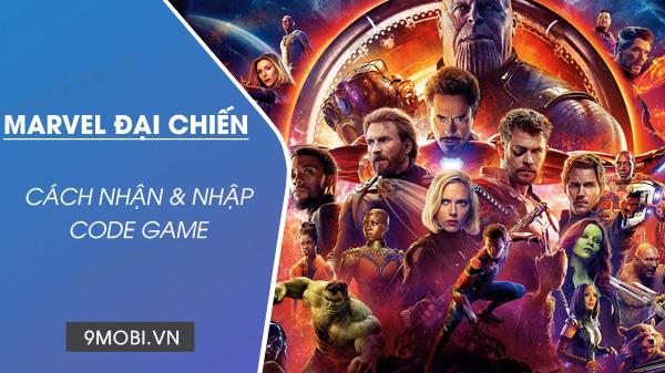 Cập nhật mã Code mới nhất cho game MARVEL Đại Chiến Funtap, mang đến cơ hội nhận những phần quà hấp dẫn từ vũ trụ MARVEL.
