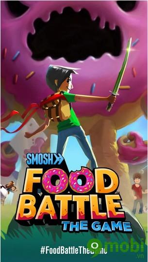 Food Battle - Cuộc chiến bánh rán nổi loạn trên nền tảng di động Android và iOS