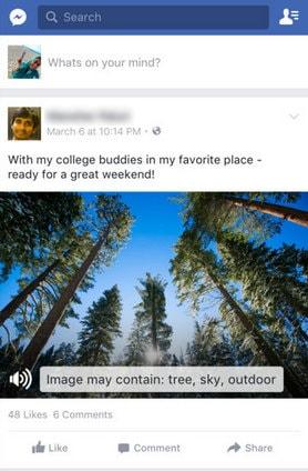 Facebook - Tính năng đọc nội dung ảnh dành riêng cho người khiếm thị