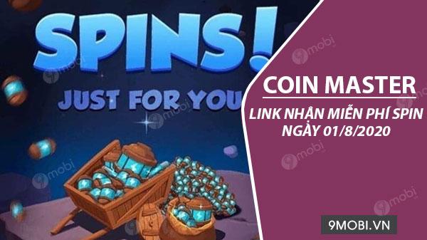 Tuyển tập link nhận Spin Coin Master miễn phí cập nhật ngày 01/8/2020