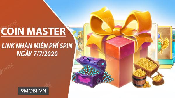 Link nhận Spin & Xu miễn phí Coin Master - Ưu đãi độc quyền 7/7/2020