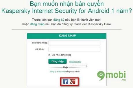 [Khuyến Mãi Ứng Dụng] Nhận bản quyền miễn phí 1 năm Kaspersky Internet Security cho Android