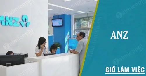 Giờ giao dịch ngân hàng ANZ