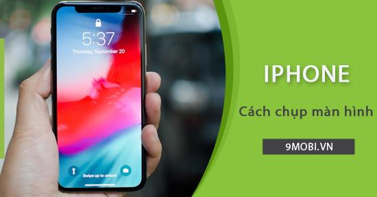 Hướng dẫn chụp ảnh toàn màn hình trên iPhone X, XS Max