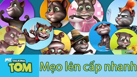 Bí quyết nâng cấp nhanh chóng trong My Talking Tom: Cách thức hiệu quả giúp bạn đạt được cấp độ cao trong trò chơi.