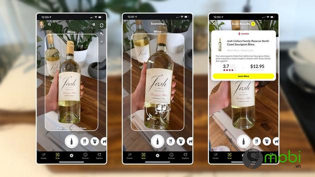 Snapchat nâng tầm trải nghiệm người dùng với khả năng quét thông minh nhãn thực phẩm và rượu vang chỉ bằng camera